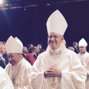 Archbishop Kurtz processing into Mass