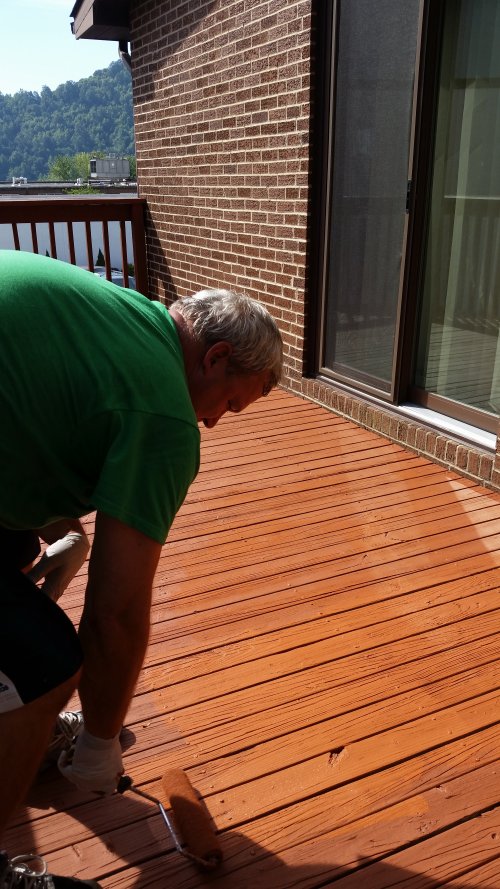 Painting deck