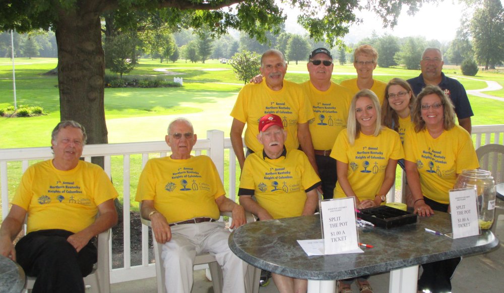 Golf outing staff